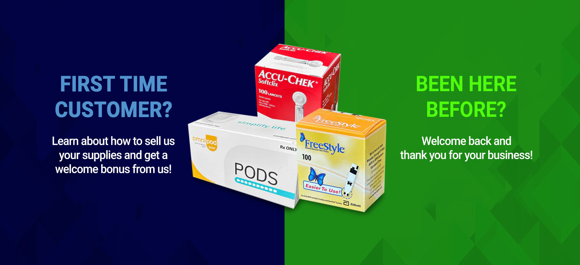 Diabetic supplies we buy