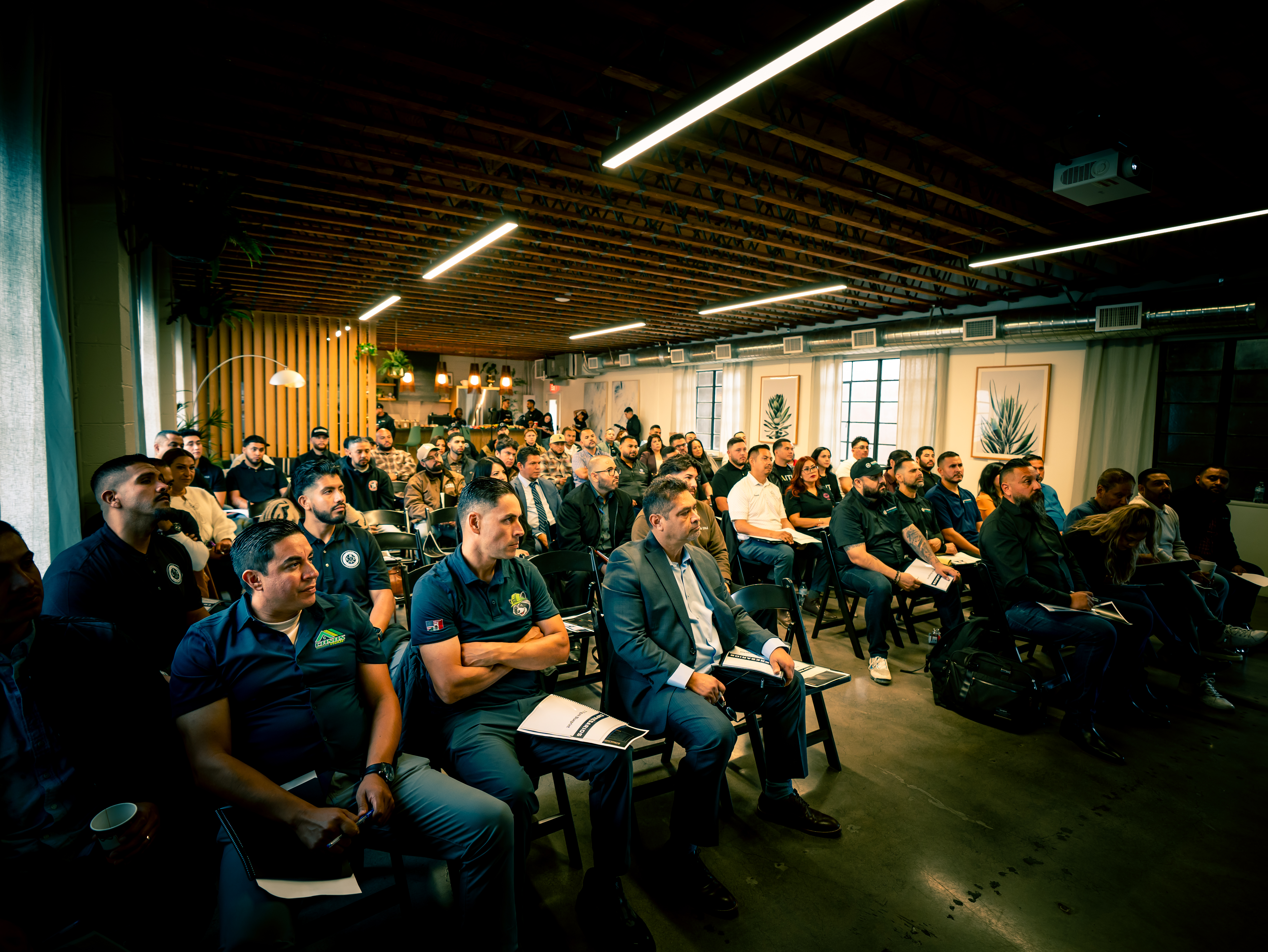 Business owners at an Empresarios event