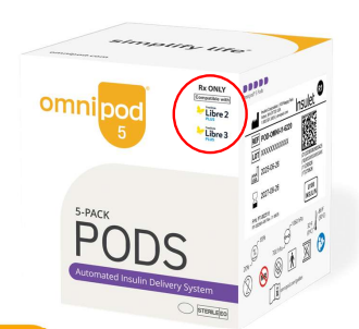 Omnipod 5 Libre 2/Libre 3